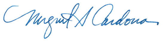 Miguel A. Cardona signature
