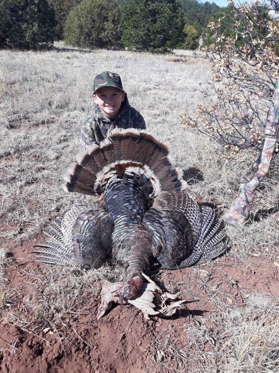 Happy Young Turkey Hunter
